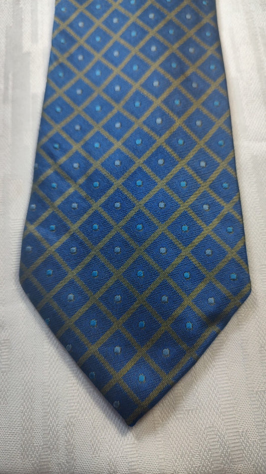 BIAGIOTTI UOMO 100% SETA SILK TIE CRAVATTA NECKTIE ITALY VINTAGE CLASSIC