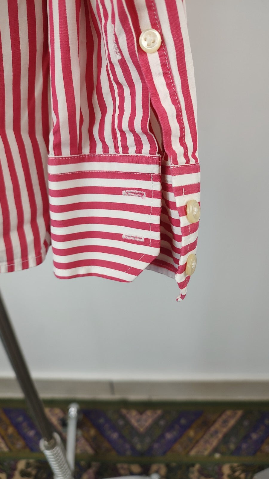 TOMMY HILFIGER CAMICIA UOMO COTONE TG. M MAN CASUAL VINTAGE COTTON SHIRT