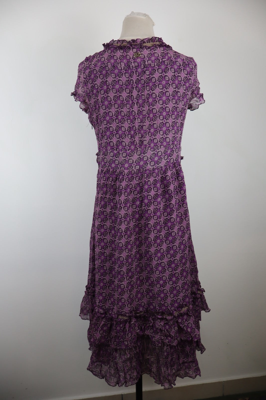 MARLBORO CLASSICS VESTITO DONNA 46 WOMAN CASUAL VINTAGE DRESS ABITO SETA ACETATO