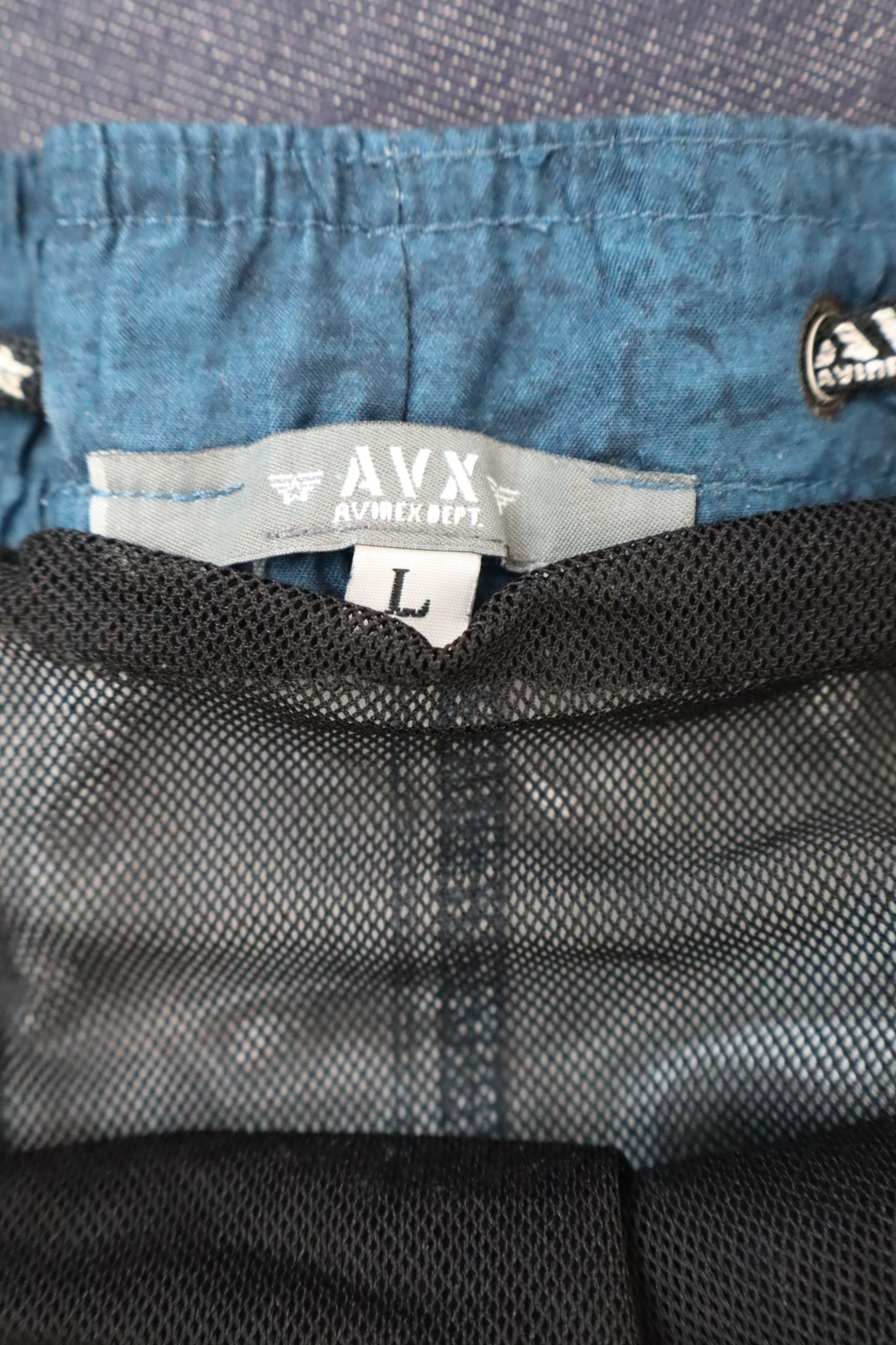 AVIREX AVX COSTUME PANTALONCINO MARE UOMO TG L MEN SWIMSUIT VINTAGE CASUAL