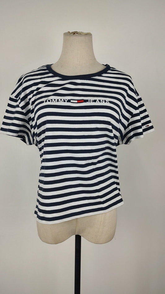 TOMMY JEANS MAGLIA DONNA TG. M WOMAN CASUAL VINTAGE TOP T-SHIRT COTONE