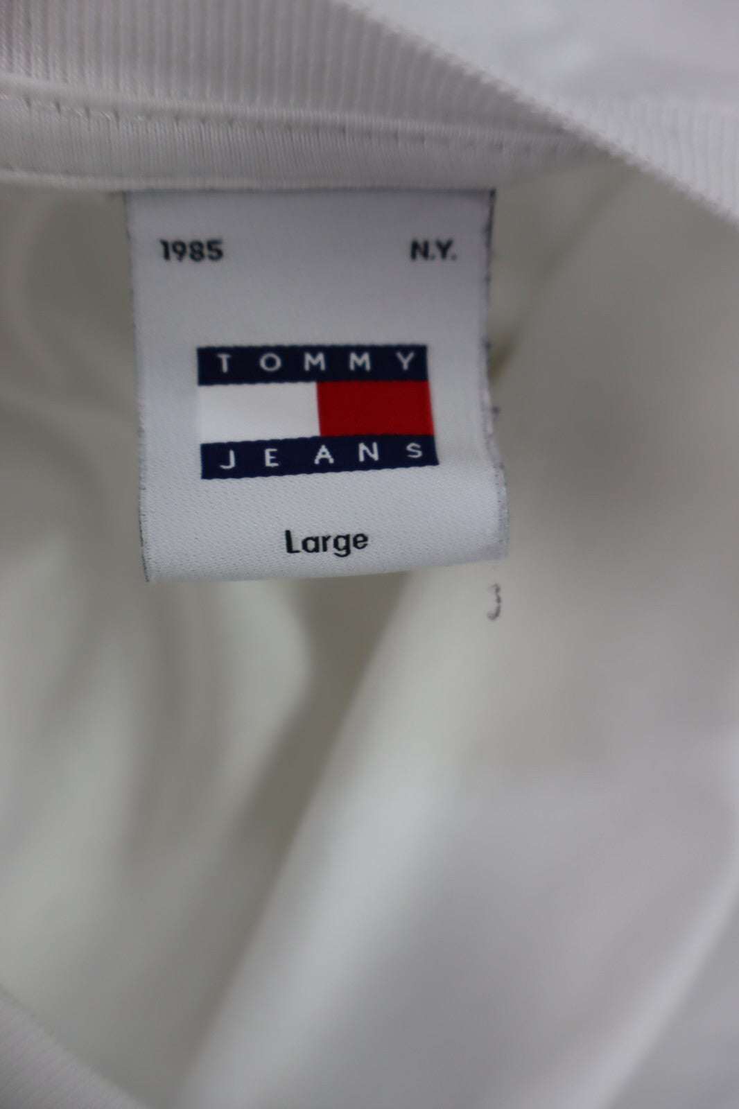 TOMMY JEANS HILFIGER MAGLIA UOMO COTONE TG. L MAN COTTON T- SHIRT CASUAL VINTAGE
