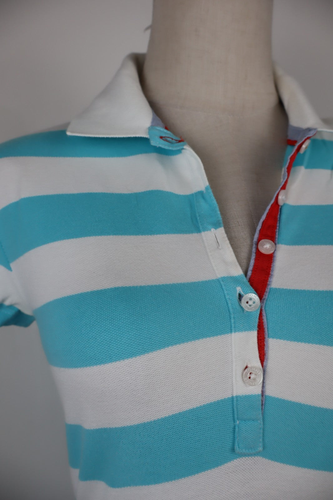 TOMMY HILFIGER POLO MAGLIA DONNA COTONE S WOMAN SHIRT CASUAL VINTAGE LOGO