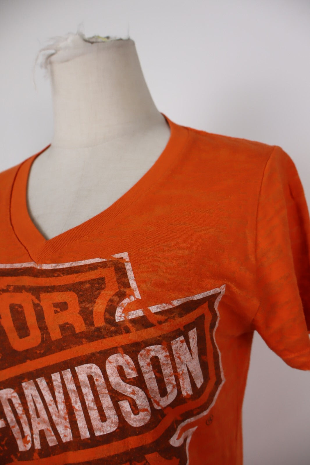 HARLEY DAVIDSON MAGLIA DONNA TG. M WOMAN CASUAL VINTAGE TOP T-SHIRT COTONE
