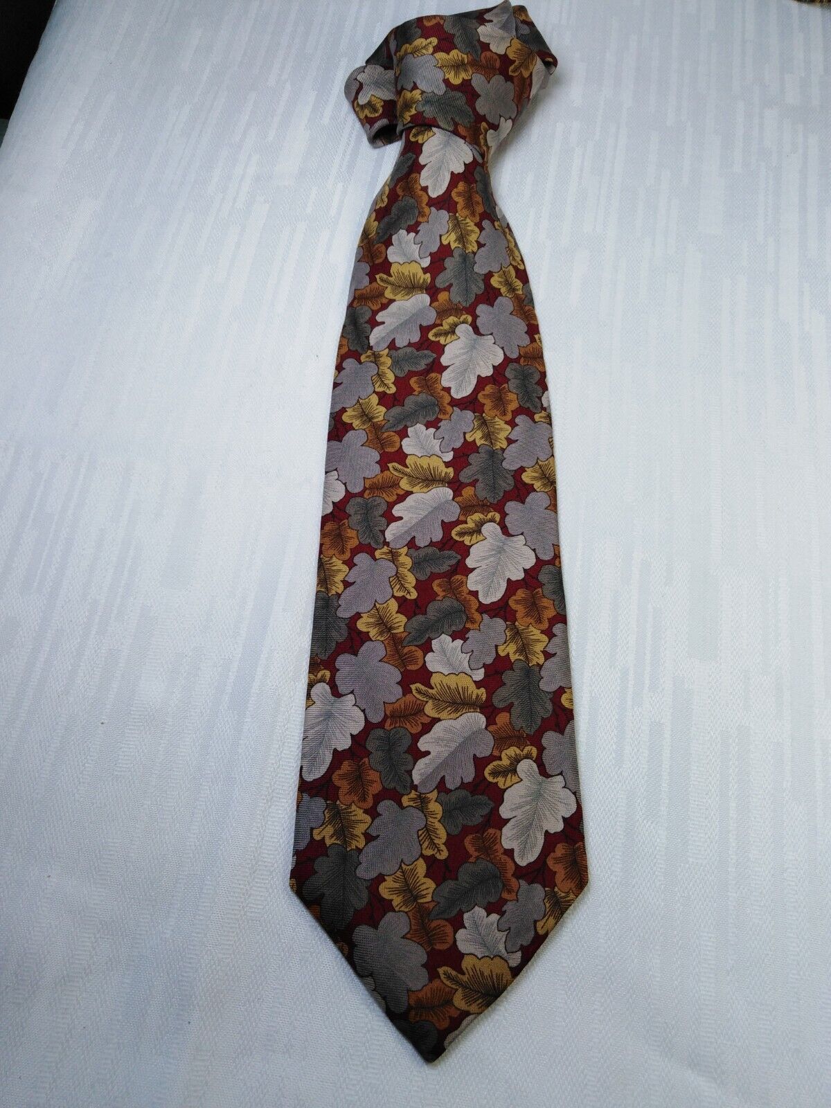SILVER STUDIO  100% SILK TIE SETA CRAVATTA NECKTIE GIAPPONE VINTAGE