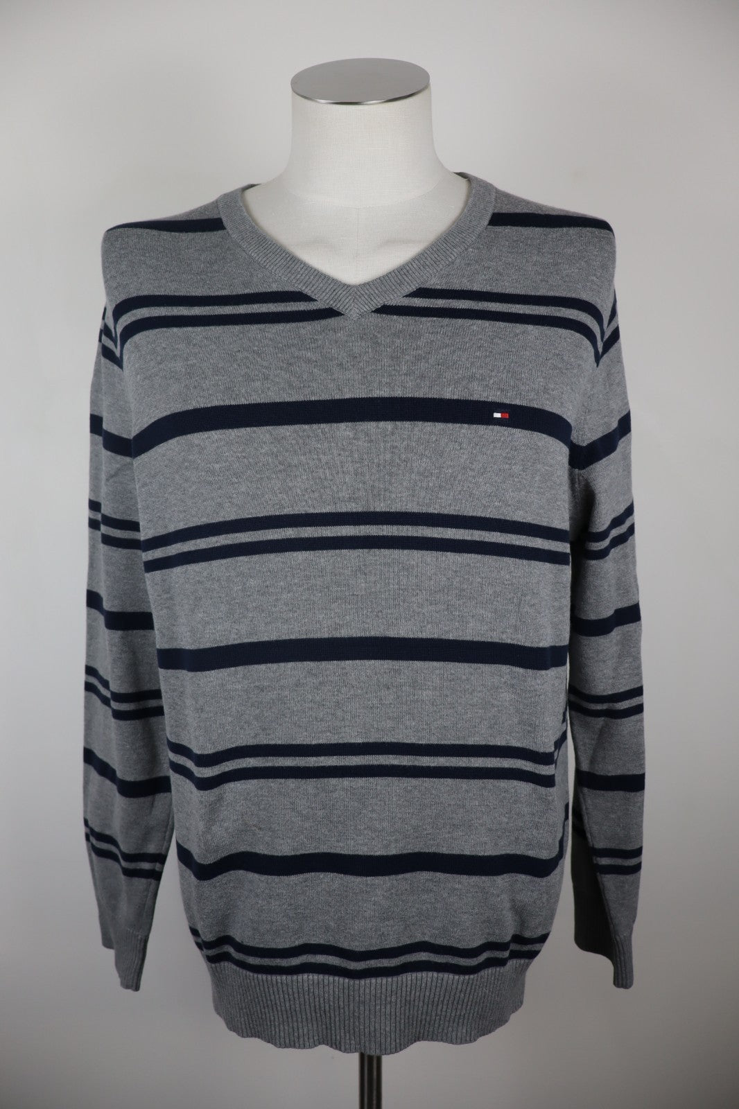 TOMMY HILFIGER MAGLIONE VINTAGE COTONE COTTON UOMO Tg. M MAN SWEATER CASUAL LOGO