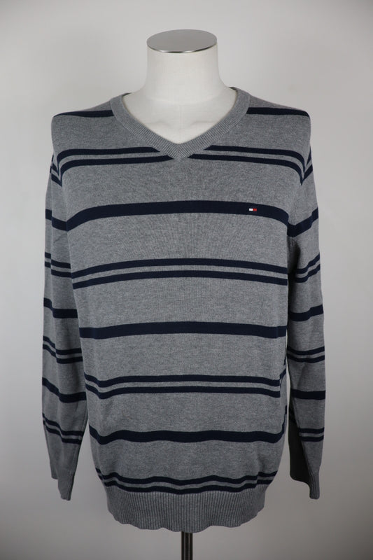 TOMMY HILFIGER MAGLIONE VINTAGE COTONE COTTON UOMO Tg. M MAN SWEATER CASUAL LOGO