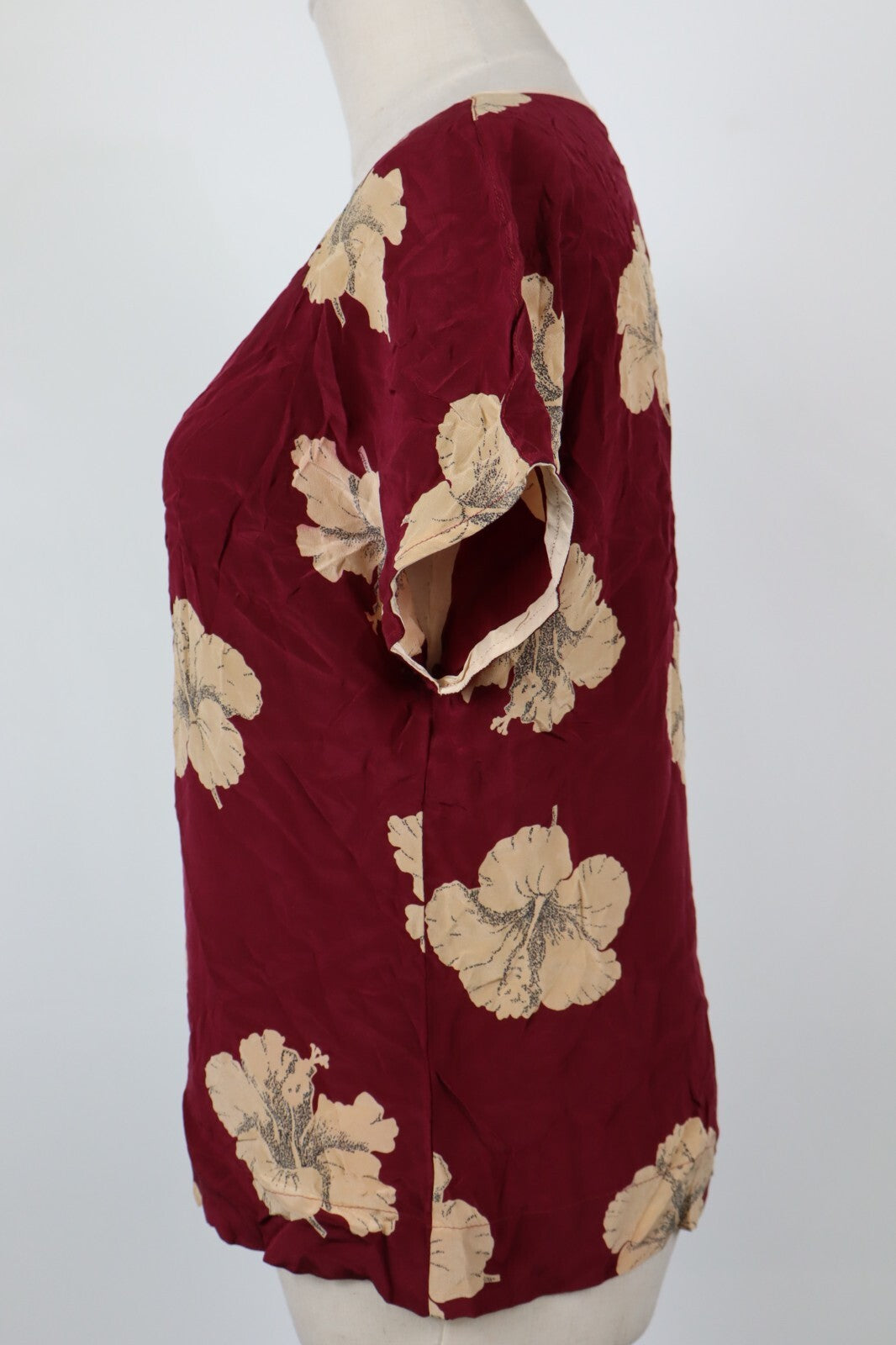 BYBLOS MAGLIA SETA T-SHIRT DONNA Tg. 44 WOMAN CASUAL SILK