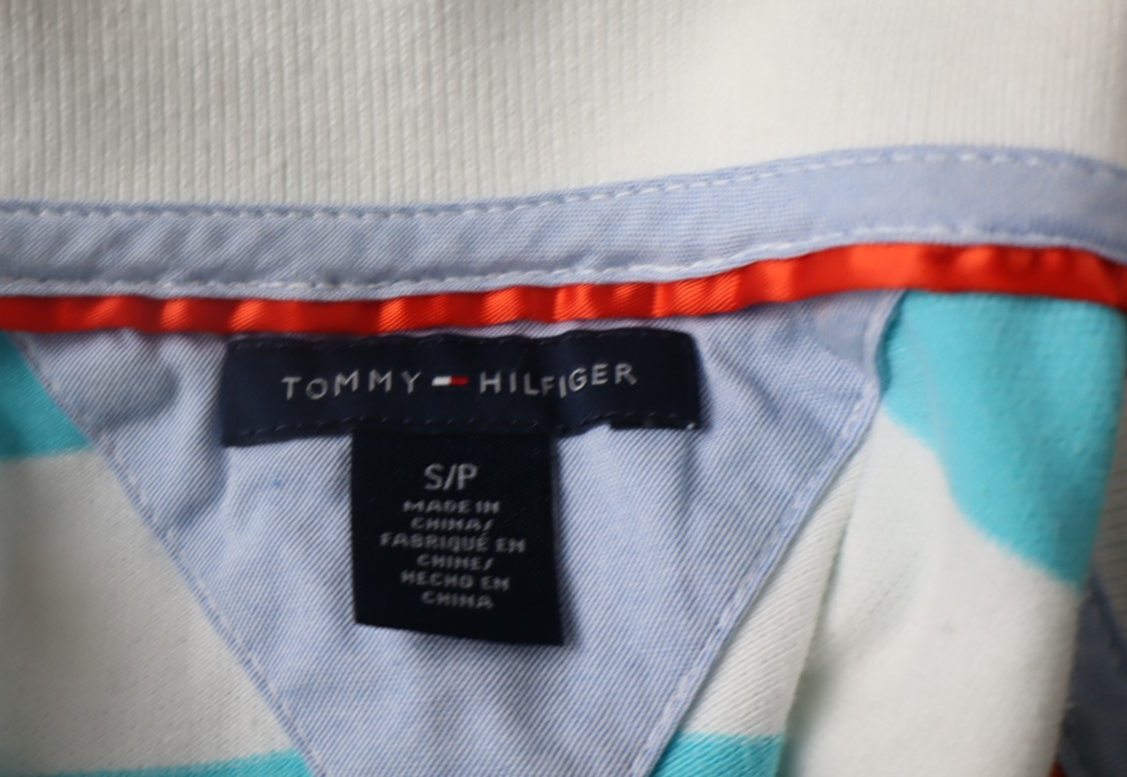 TOMMY HILFIGER POLO MAGLIA DONNA COTONE S WOMAN SHIRT CASUAL VINTAGE LOGO
