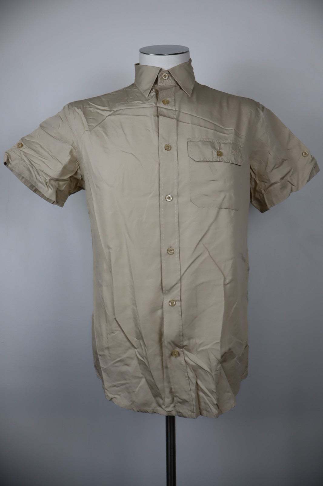 AJ ARMANI JEANS CAMICIA UOMO COTONE TG. S MAN CASUAL VINTAGE COTTON SHIRT