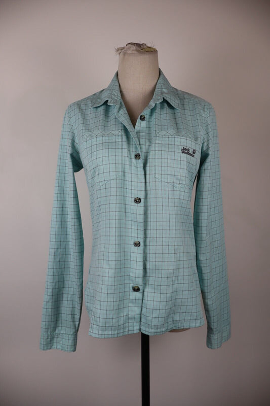 JACK WOLFSKIN CAMICIA  DONNA TG. S WOMAN SHIRT CASUAL VINTAGE COTONE COTTON