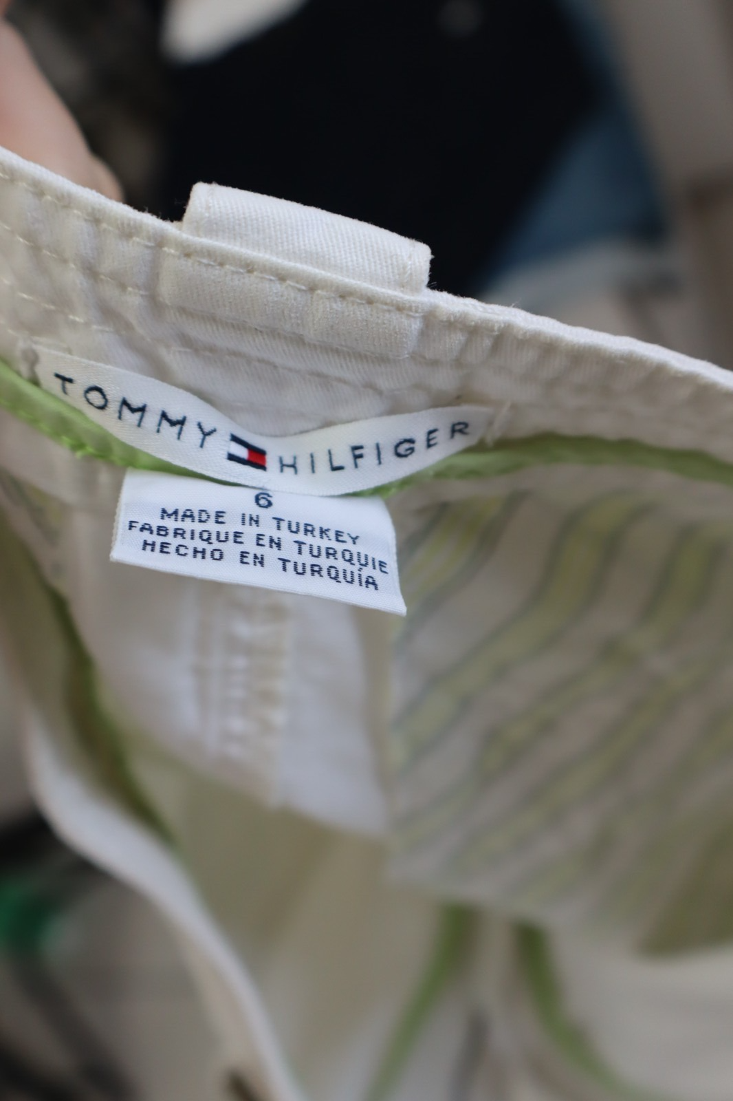 TOMMY HILFIGER GONNA DONNA TG. 6  WOMAN VINTAGE SKIRT COTONE CASUAL