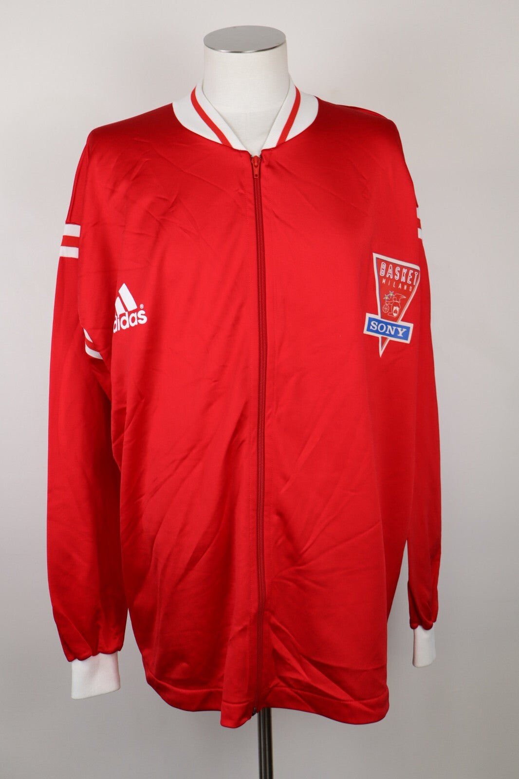 ADIDAS MILANO GIACCA SPORT BASKET UOMO Tg XL VINTAGE MAN JACKET