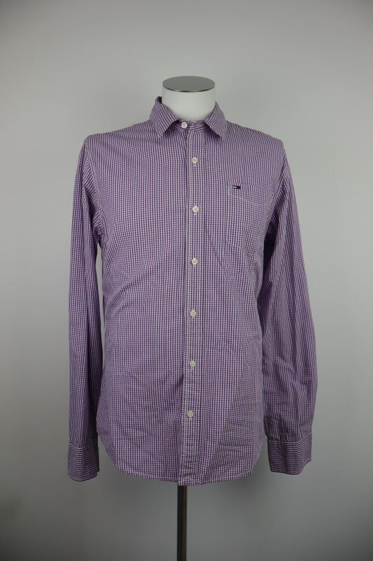 TOMMY HILFIGER DENIM CAMICIA UOMO TG. M MAN CASUAL SHIRT VINTAGE SHIRT COTONE