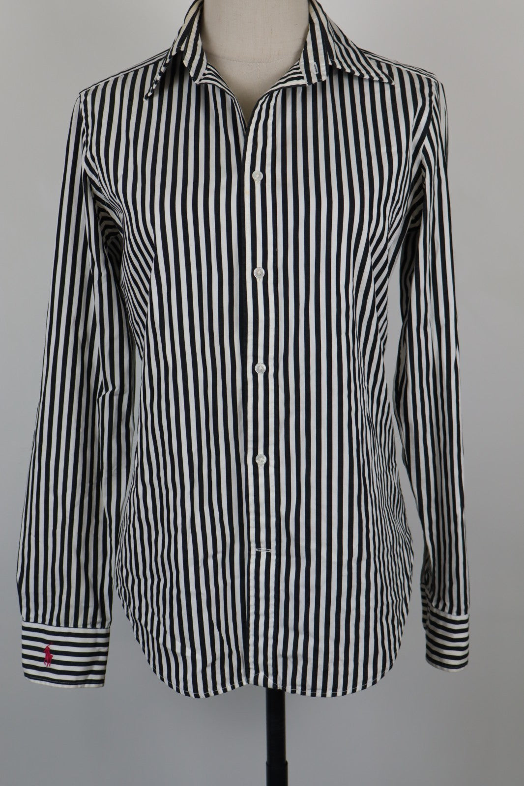 RALPH LAUREN CAMICIA DONNA SZ. 8 WOMAN SHIRT CASUAL VINTAGE 100% COTONE COTTON