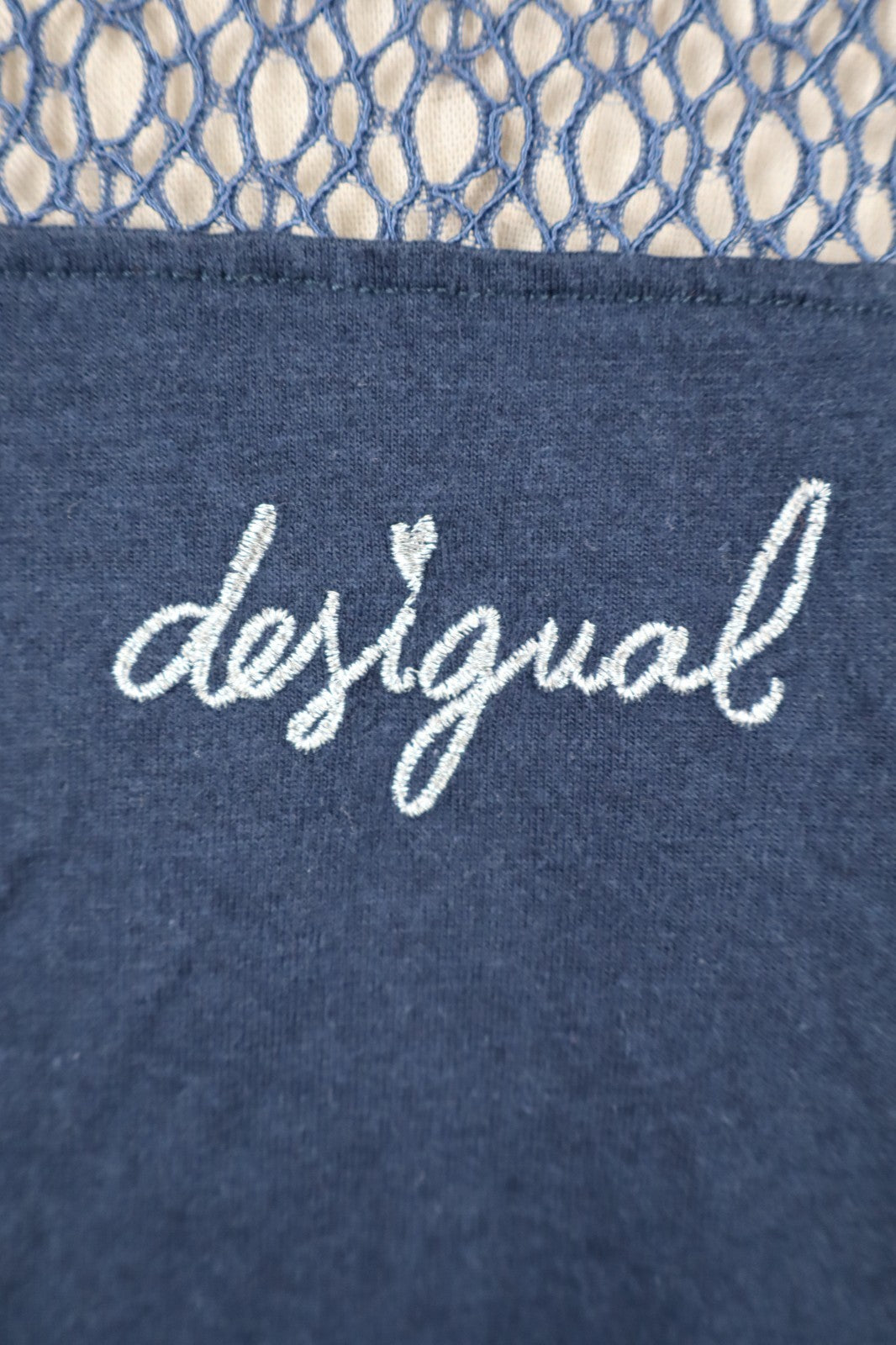 DESIGUAL MAGLIA DONNA TG. L WOMAN CASUAL VINTAGE T-SHIRT COTONE