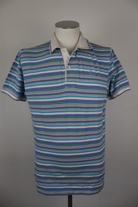 CONTE OF FLORENCE MAGLIA POLO UOMO TG. L MAN COTONE SHIRT CASUAL VINTAGE COTONE