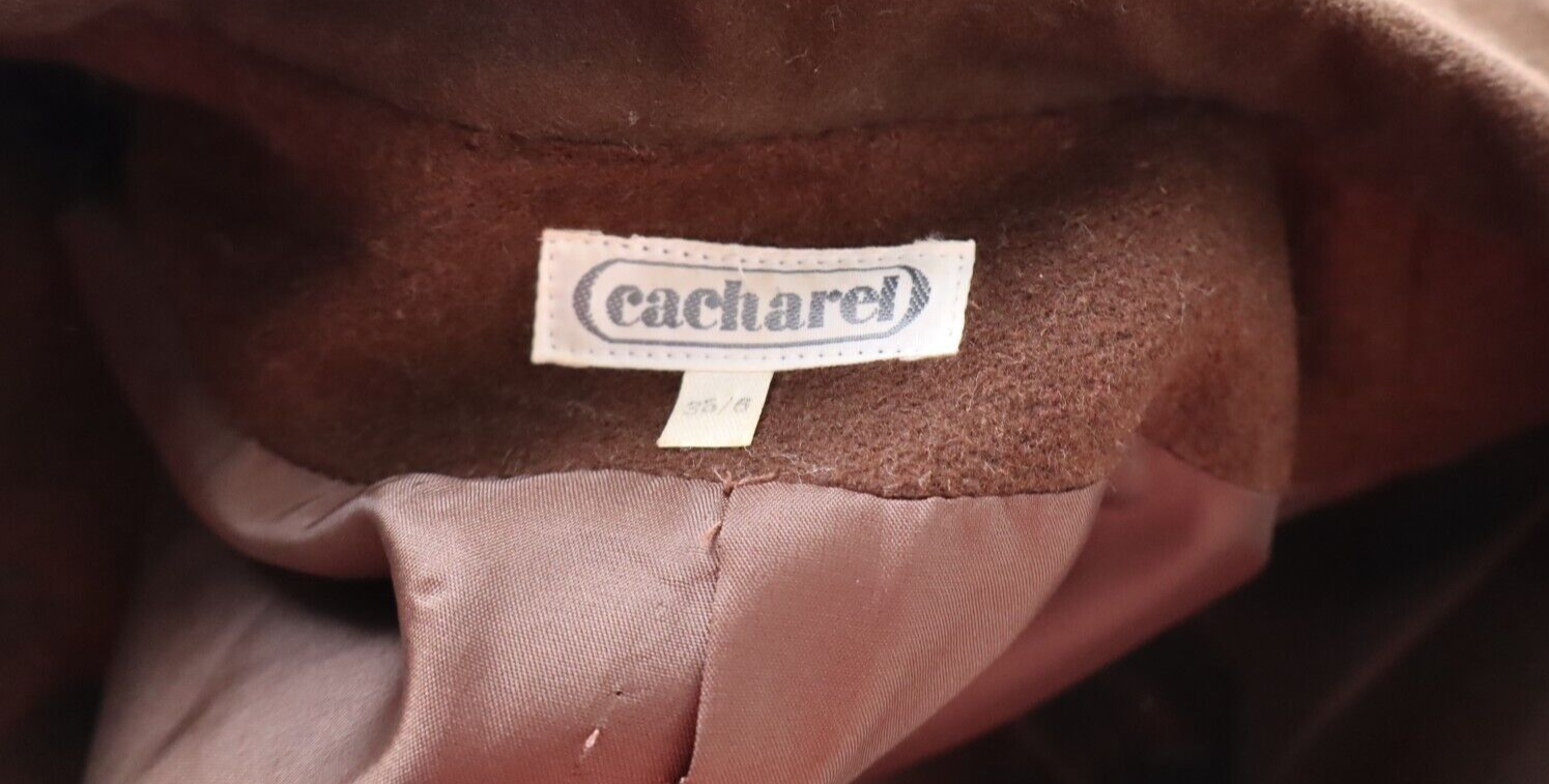 CACHAREL GIACCA BLAZER DONNA Tg 35 6 WOMAN VINTAGE WOOL CASHMERE JACKET