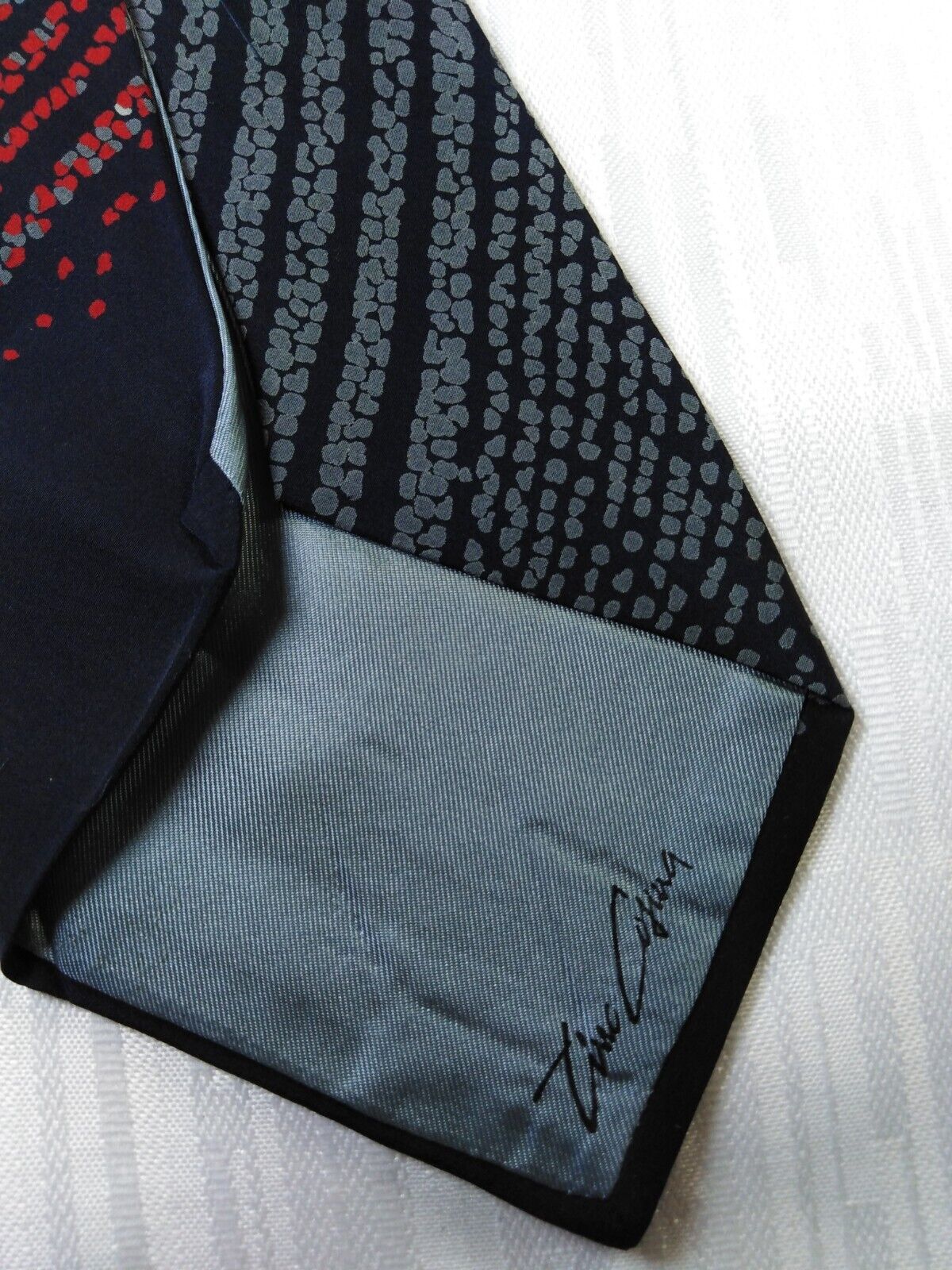TINO COSMA 100% SILK TIE SETA CRAVATTA NECKTIE MADE IN ITALY