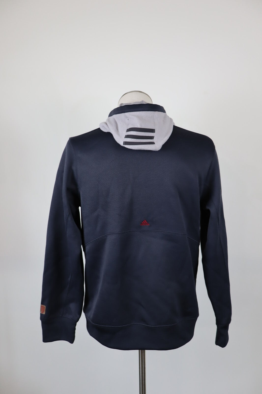 ADIDAS FELPA CAPPUCCIO UOMO Tg I 3 MAN CASUAL VINTAGE SWEATSHIRT CASUAL COTONE