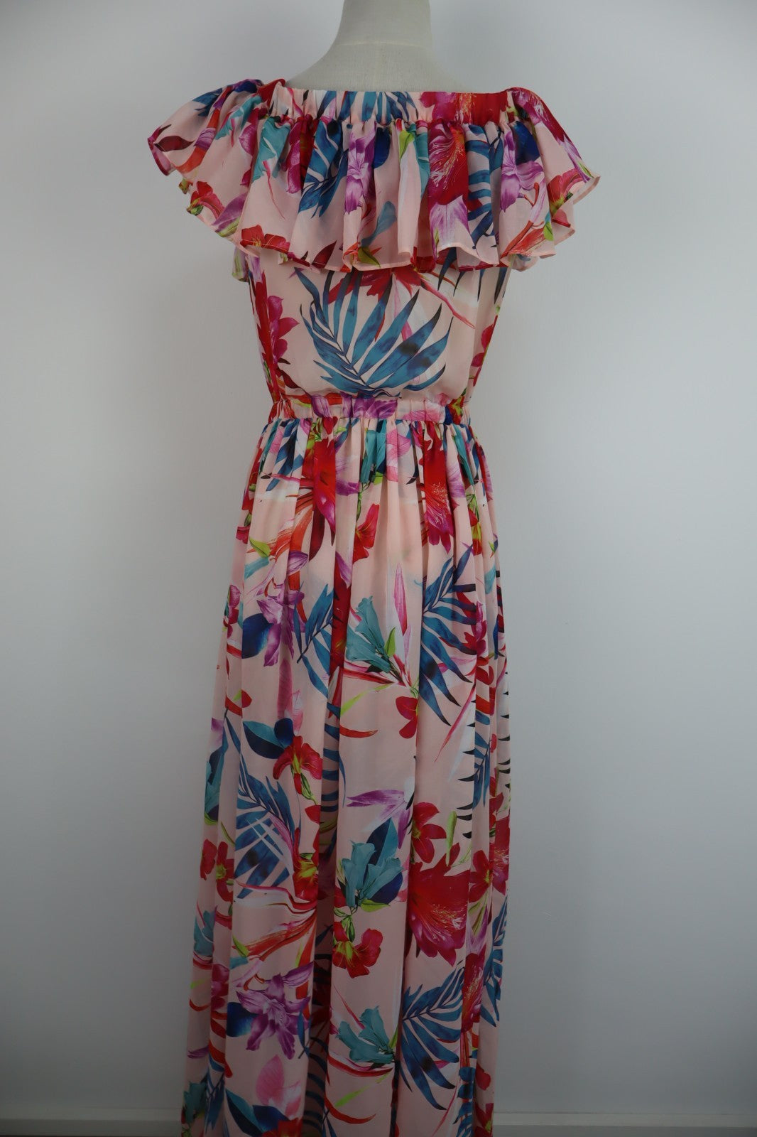 GUESS VESTITO DONNA TG. S WOMAN CASUAL VINTAGE DRESS ABITO FLOREALE