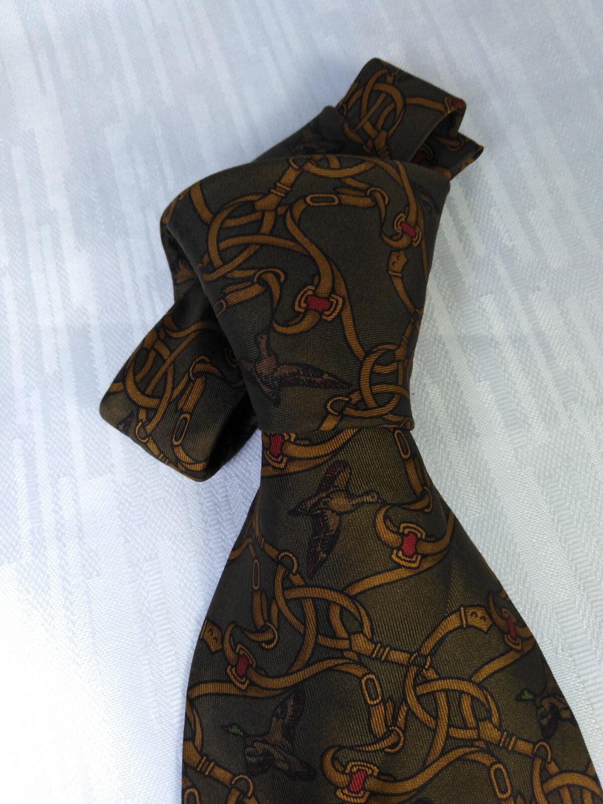 RENATO BALESTRA 100% SETA SILK TIE CRAVATTA NECKTIE ITALY VINTAGE