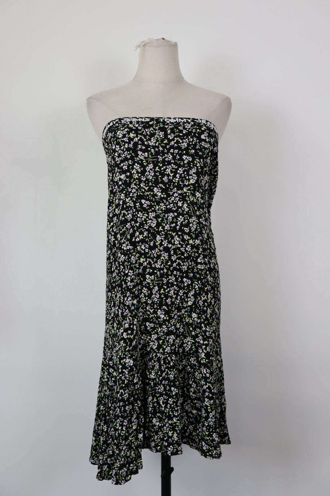 TOMMY JEANS HILFIGER VESTITO ABITO DONNA TG.  M WOMAN CASUAL VINTAGE DRESS