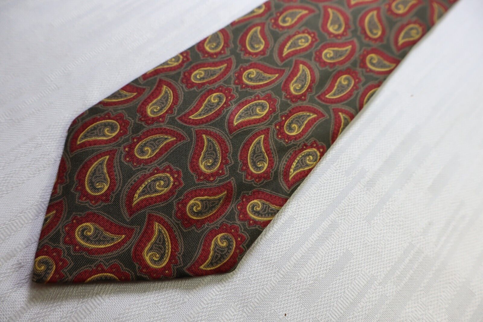 OLIVER by VALENTINO 100%  SILK TIE SETA CRAVATTA NECKTIE MADE IN ITALY