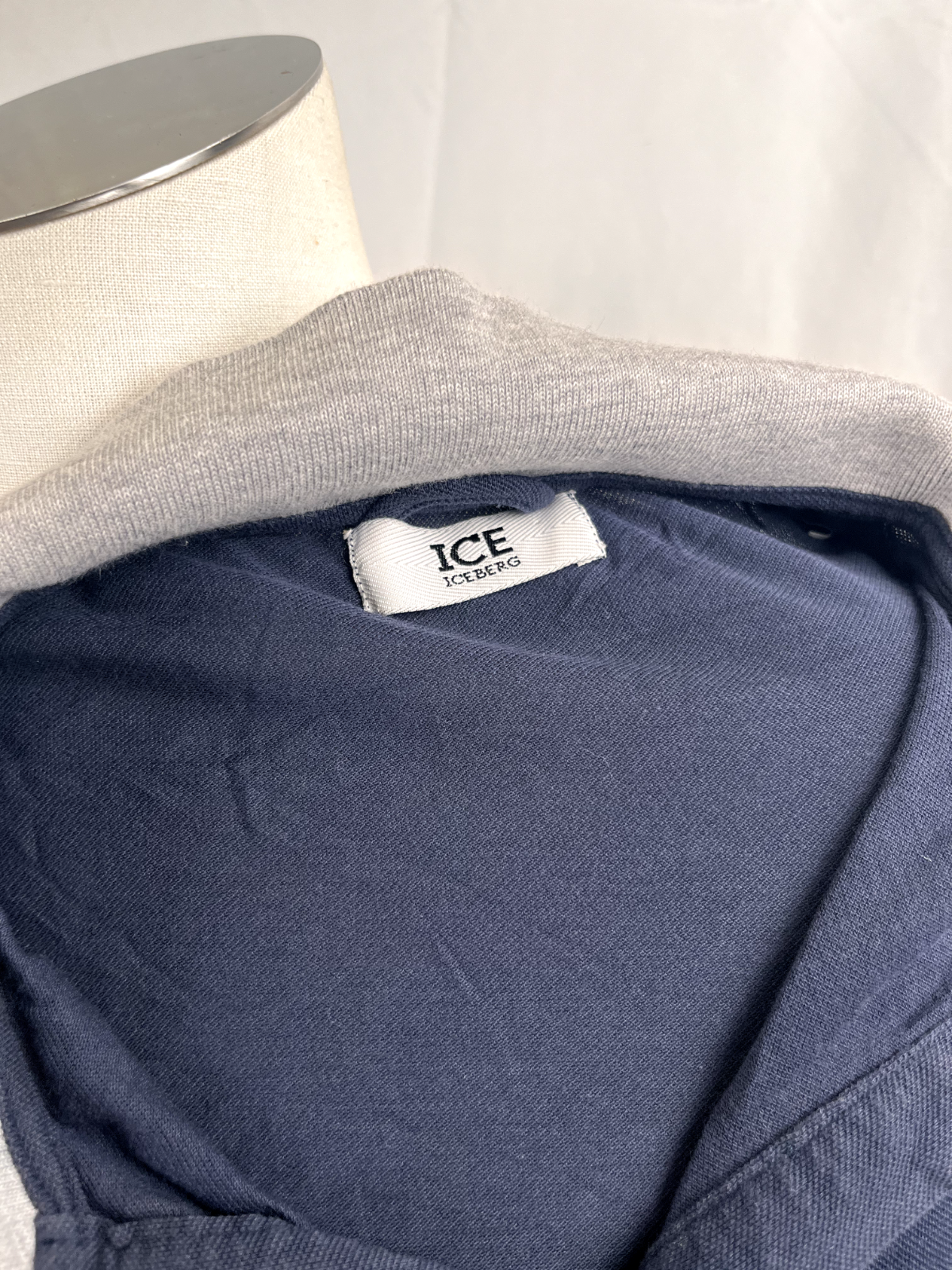 ICEBERG MAGLIA POLO UOMO TG 2XL MAN CASUAL VINTAGE T-SHIRT COTONE COTTON