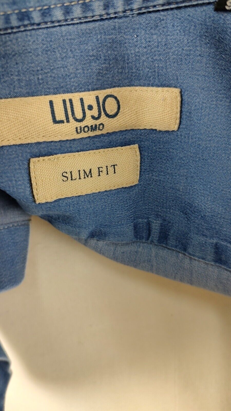 LIU JO CAMICIA UOMO COTONE TG. S MAN CASUAL VINTAGE SHIRT