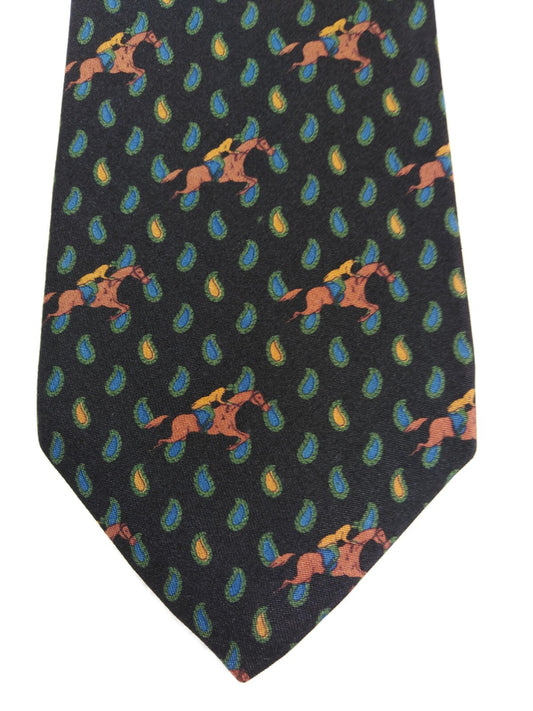 HUGO BOSS NAPOLI  SILK TIE SETA CRAVATTA NECKTIE MADE IN ITALY