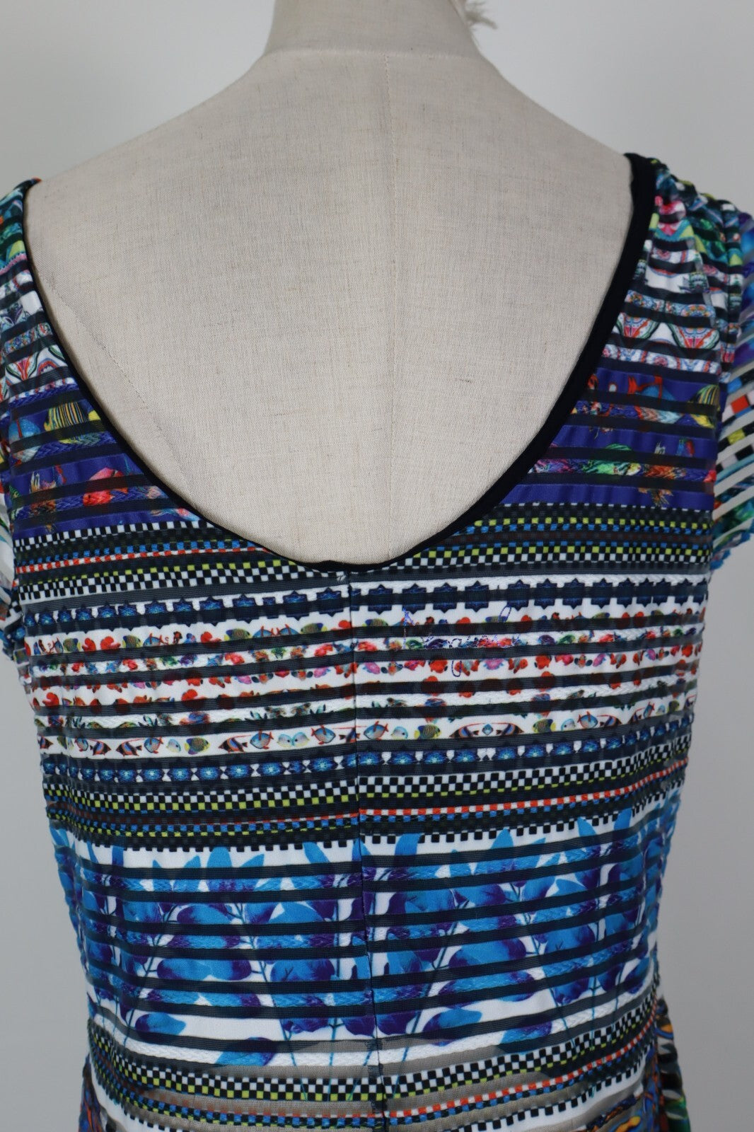 DESIGUAL VESTITO DONNA TG. XS WOMAN CASUAL VINTAGE DRESS ITALIA