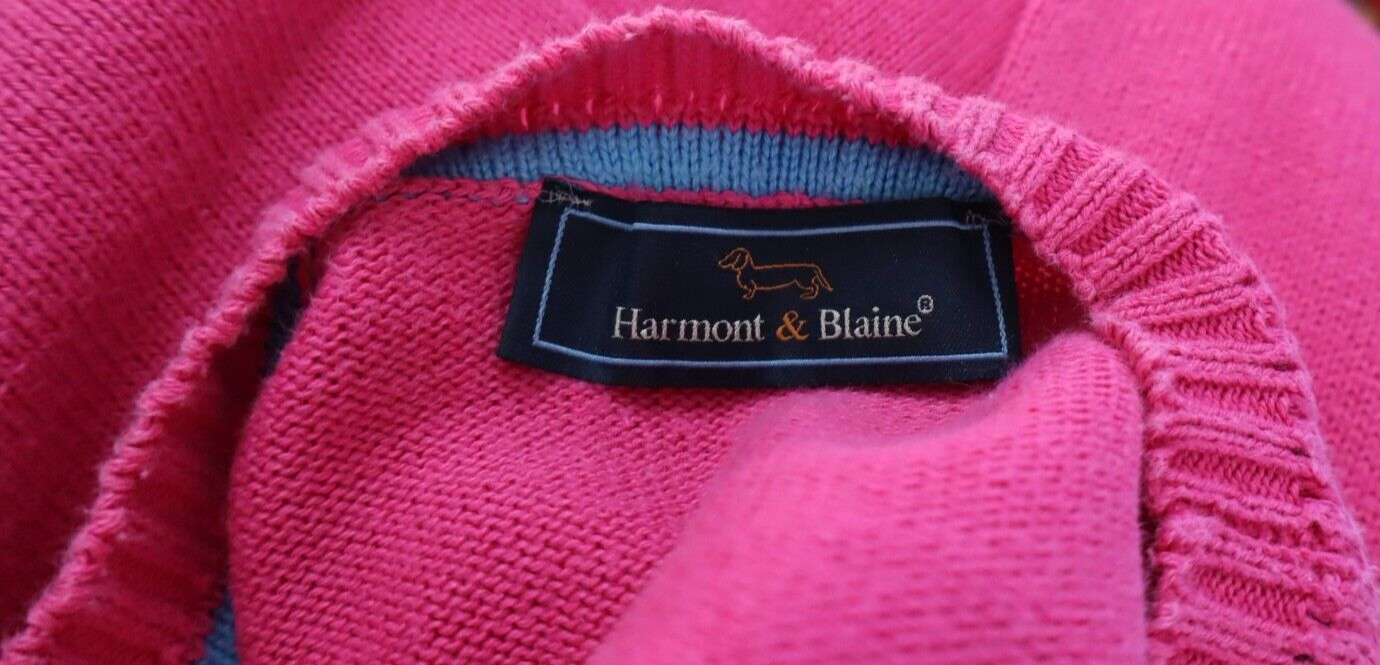 HARMONT & BLAINE MAGLIONE MAGLIA COTONE UOMO Tg. M MAN COTTON SWEATER CASUAL