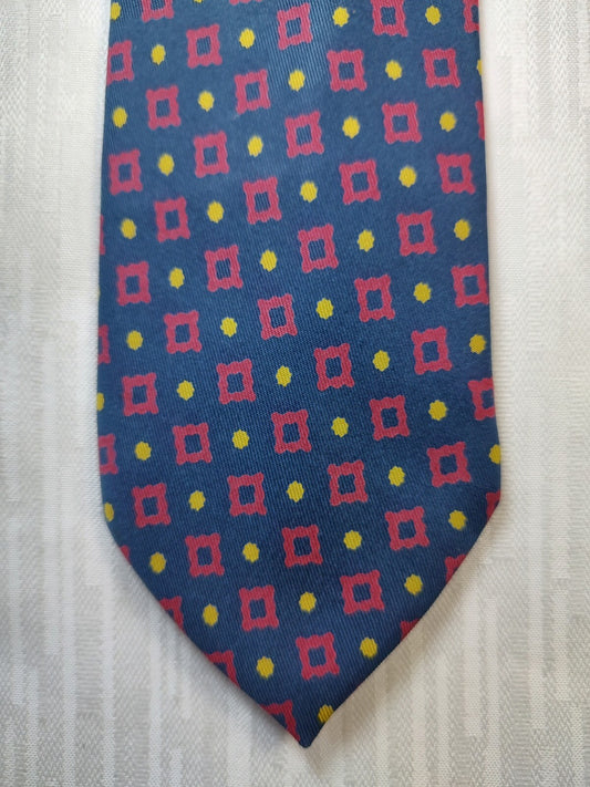 ERVE JACQUES 100% SILK TIE SETA CRAVATTA NECKTIE MADE IN ITALY CLASSIC