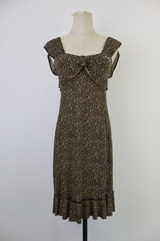 LIU JO VESTITO DONNA 42 WOMAN BALLET MARY JANE FAIR VINTAGE CHIFFON Y2K 2000'S