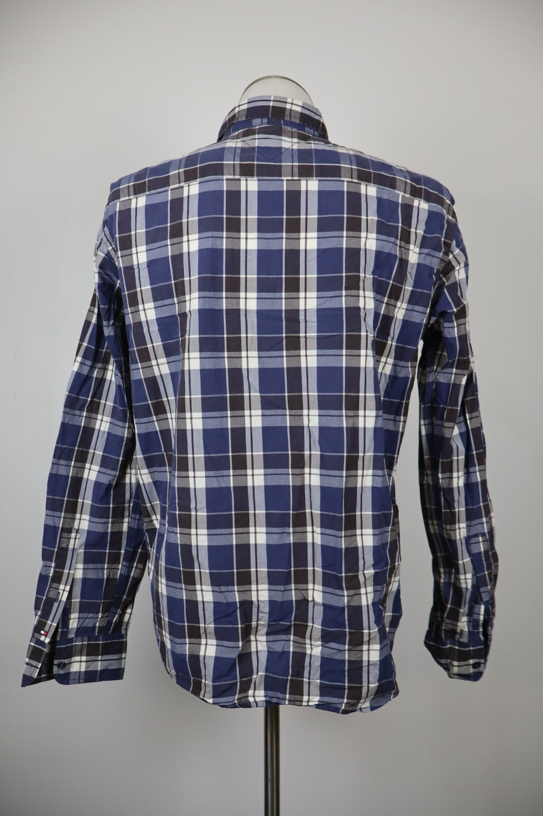 TOMMY HILFIGER CAMICIA UOMO COTONE TG. L MAN CASUAL VINTAGE SHIRT MANICA LUNGA