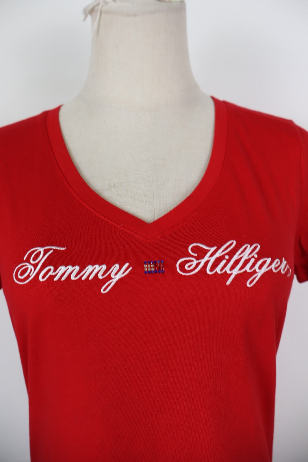 TOMMY HILFIGER MAGLIA DONNA TG M WOMAN CASUAL VINTAGE TOP T-SHIRT COTONE