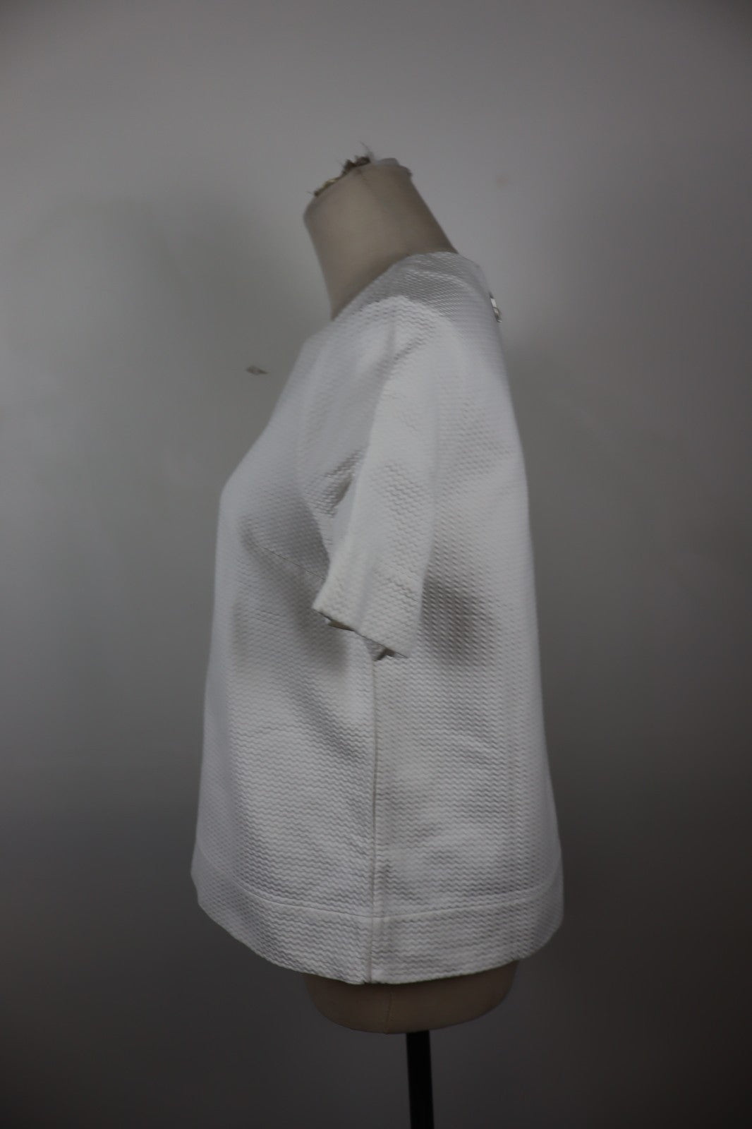 TOMMY HILFIGER MAGLIA DONNA TG M WOMAN CASUAL VINTAGE TOP T-SHIRT COTONE CON ZIP