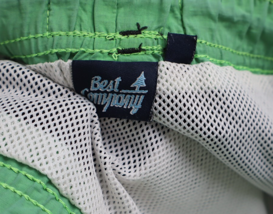 BEST COMPANY COSTUME PANTALONCINO MARE UOMO TG M MEN SWIMSUIT VINTAGE CASUAL