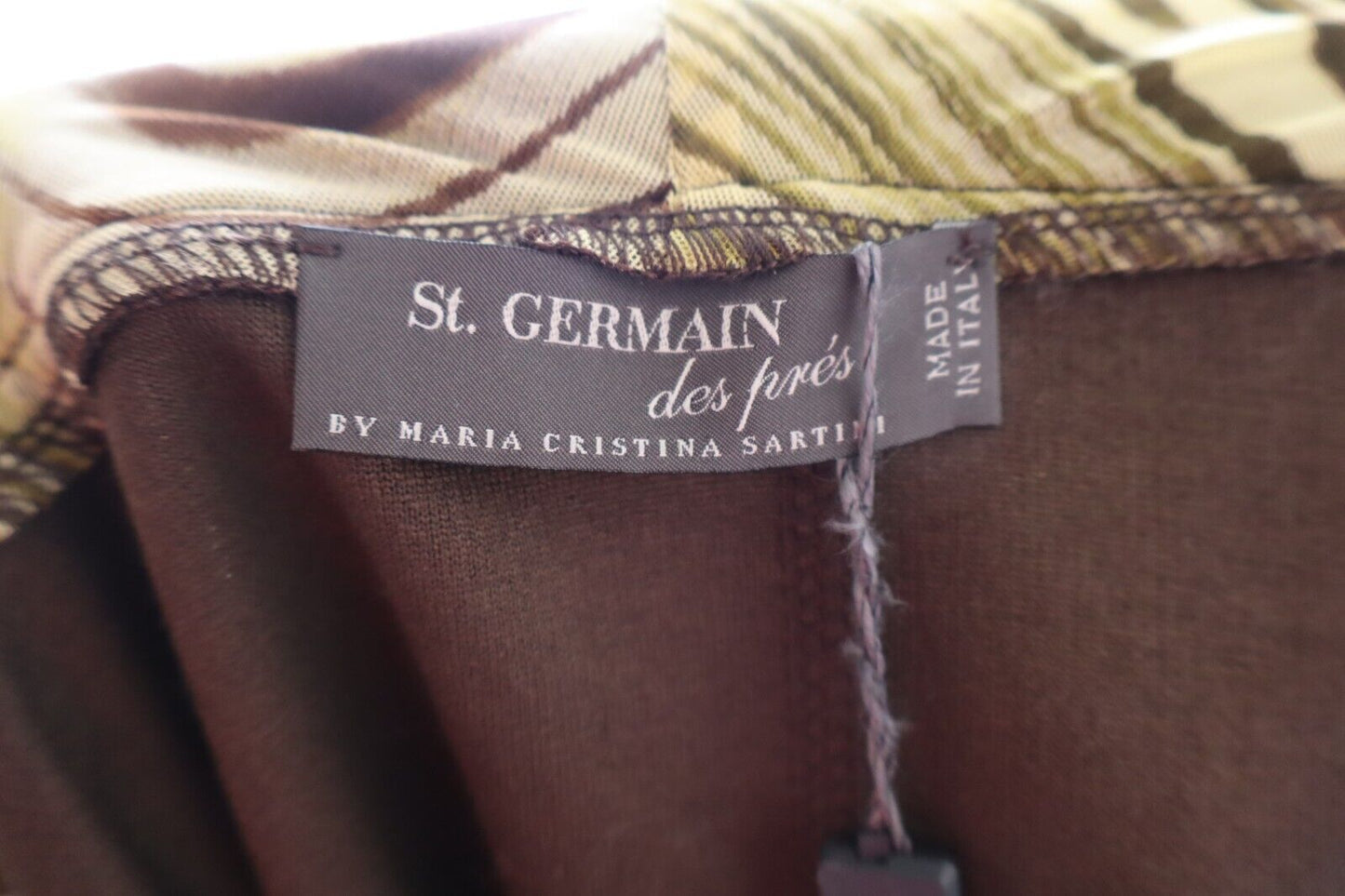 ST GERMAIN DES PRES MAGLIONE CON ZIP DONNA 52 WOMAN CASUAL SWEATER VINTAGE TAG