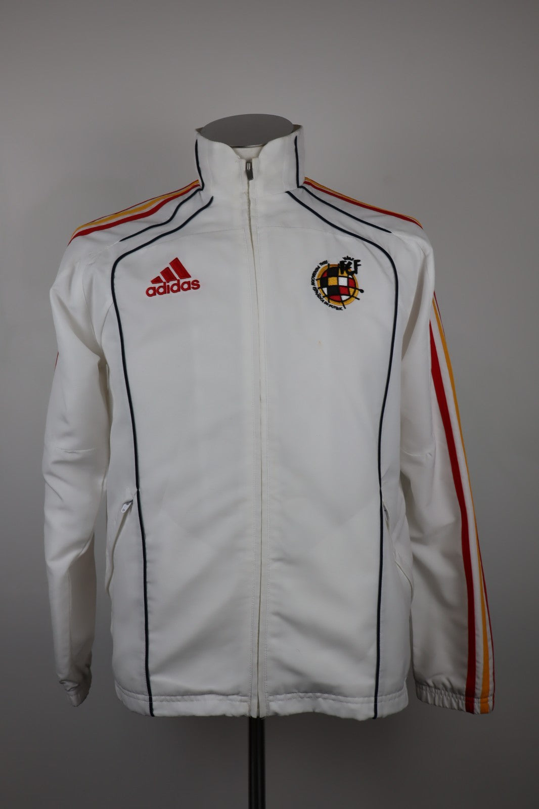 ADIDAS SPAGNA GIACCA SPORT CALCIO RAGAZZO 14 ANNI BOYS VINTAGE JACKET SOCCER