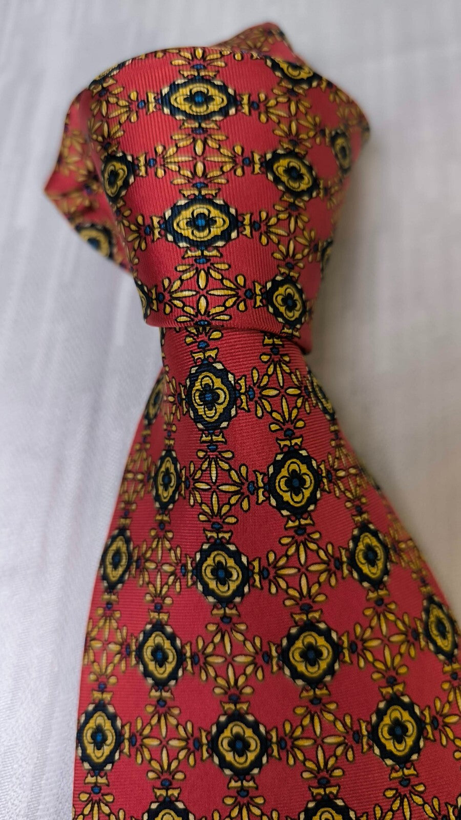 RENATO BALESTRA 100% SILK TIE SETA CRAVATTA NECKTIE MADE IN ITALY