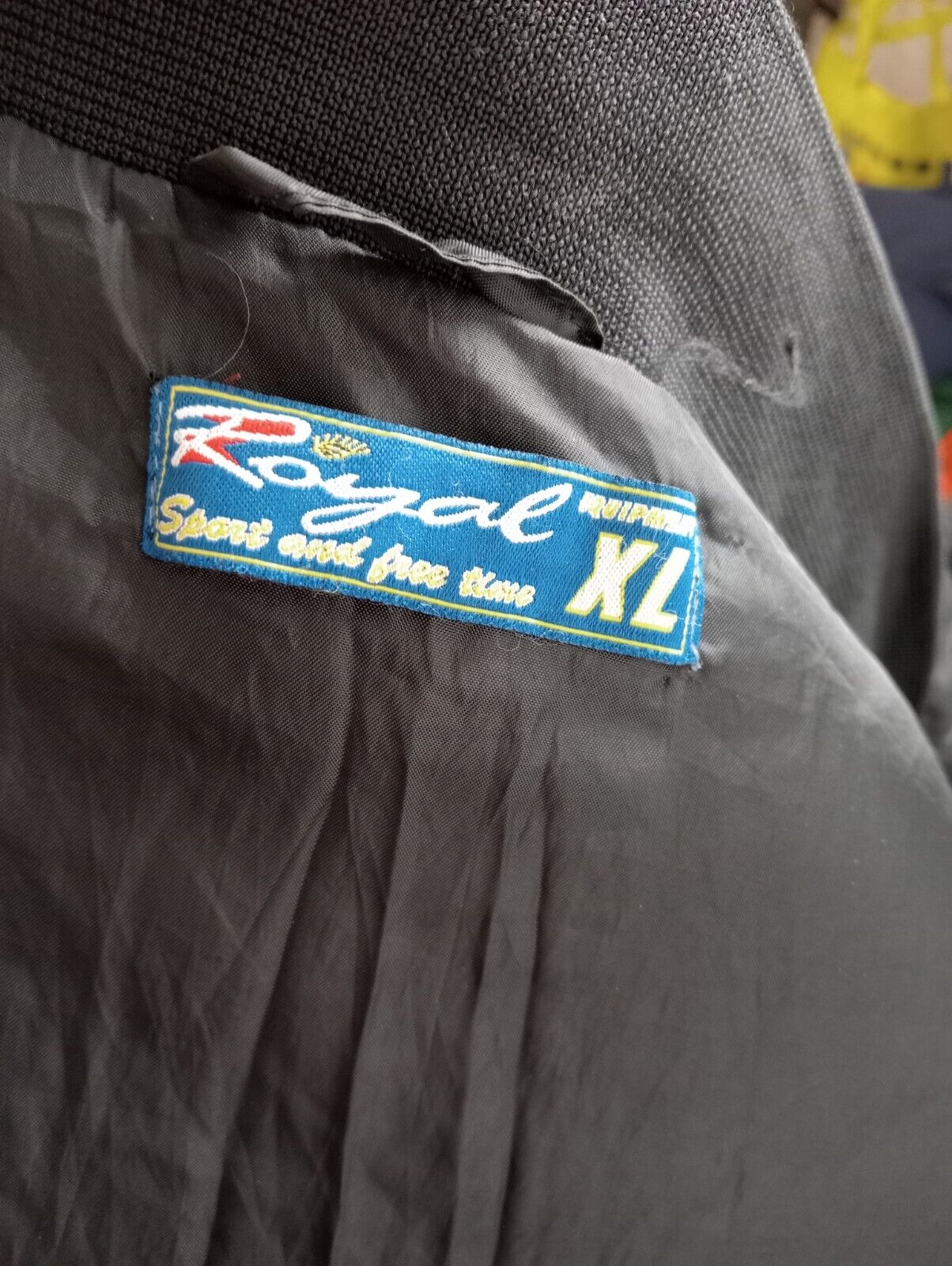 ROYAL CALCIO VIGOR GIUBBINO IMBOTTITO GIACCA SPORT UOMO TG XL JACKET SOCCER