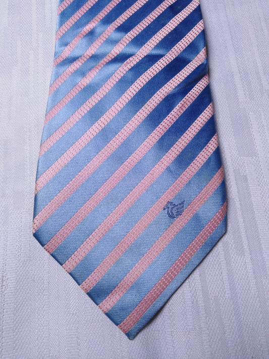 CAPORICCIO 100%  SILK TIE SETA CRAVATTA SELF TIPPED NECKTIE MADE ITALY