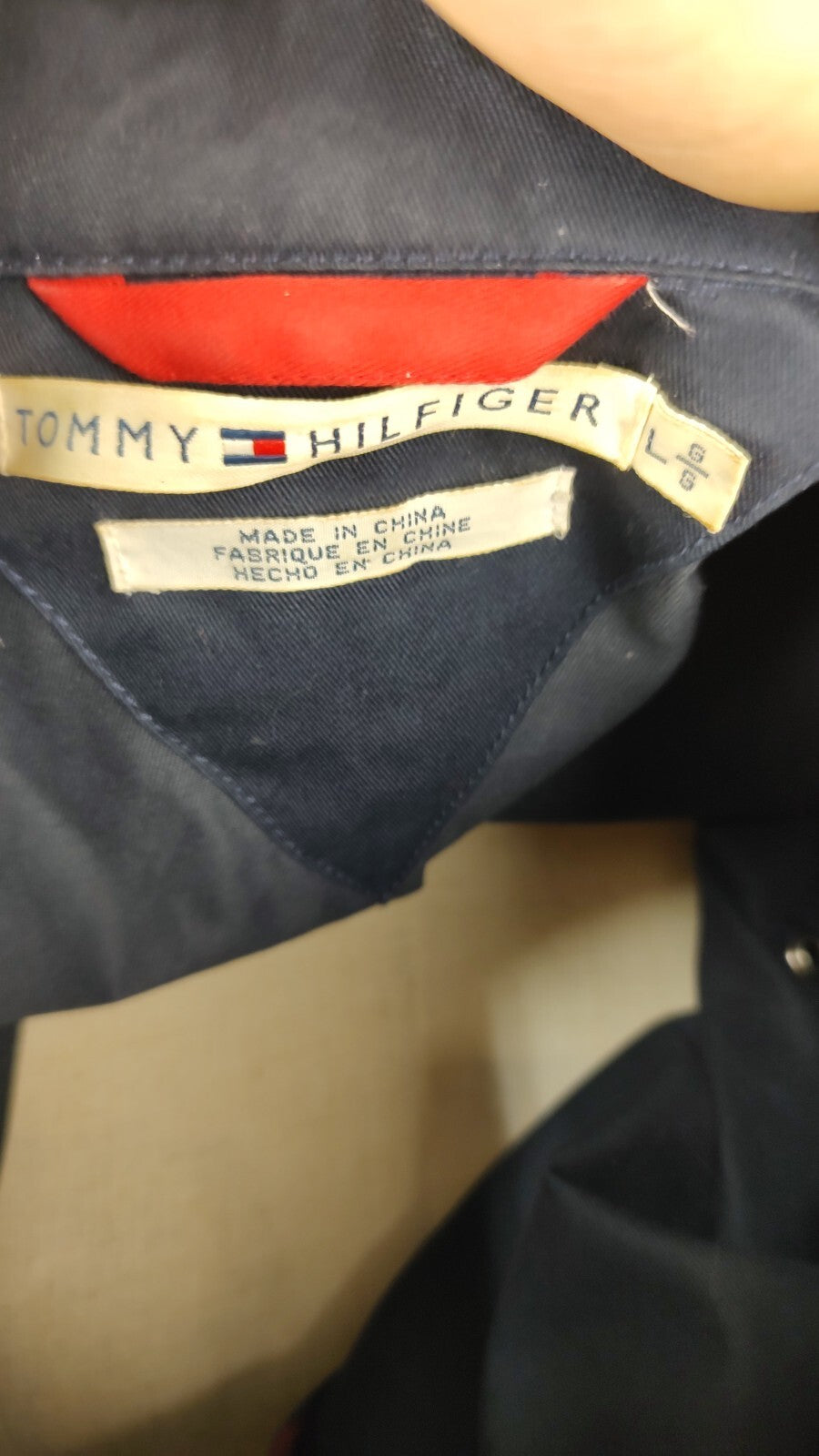 TOMMY HILFIGER CAPPOTTO TRENCH DONNA Tg L WOMEN VINTAGE CASUAL JACKET