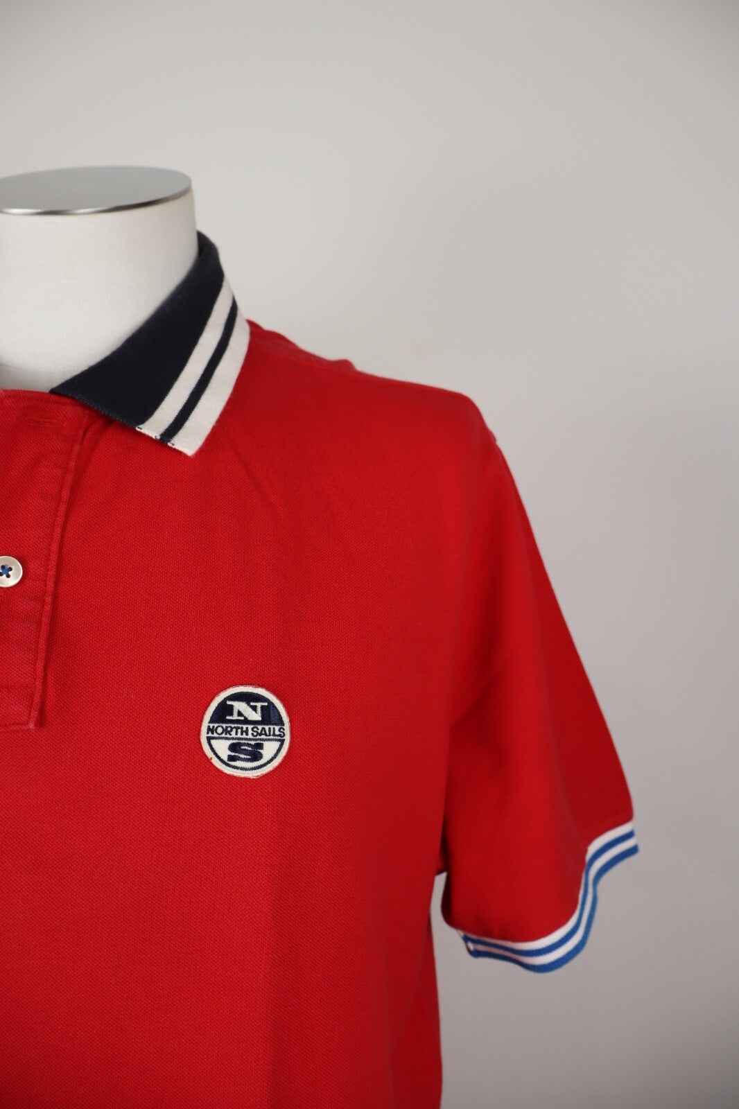 NORTH SAILS POLO MAGLIA UOMO TG. 2XL MAN T-SHIRT CASUAL VINTAGE COTONE COTTON