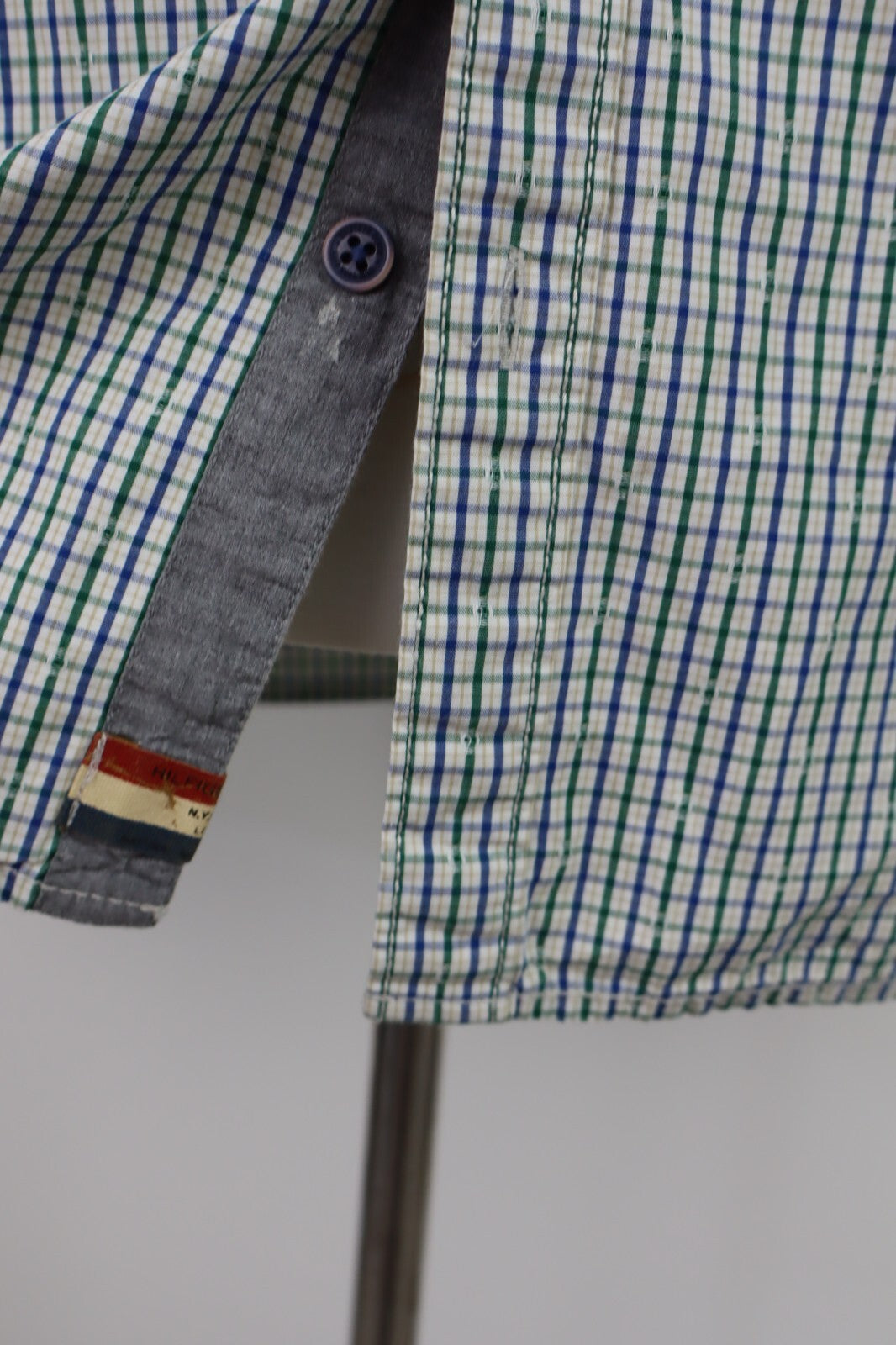 TOMMY HILFIGER CAMICIA UOMO COTONE TG. S MAN CASUAL VINTAGE SHIRT