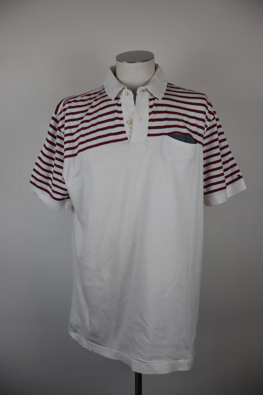 TOMMY HILFIGER MAGLIA POLO UOMO TG. XL MAN T-SHIRT CASUAL VINTAGE COTONE