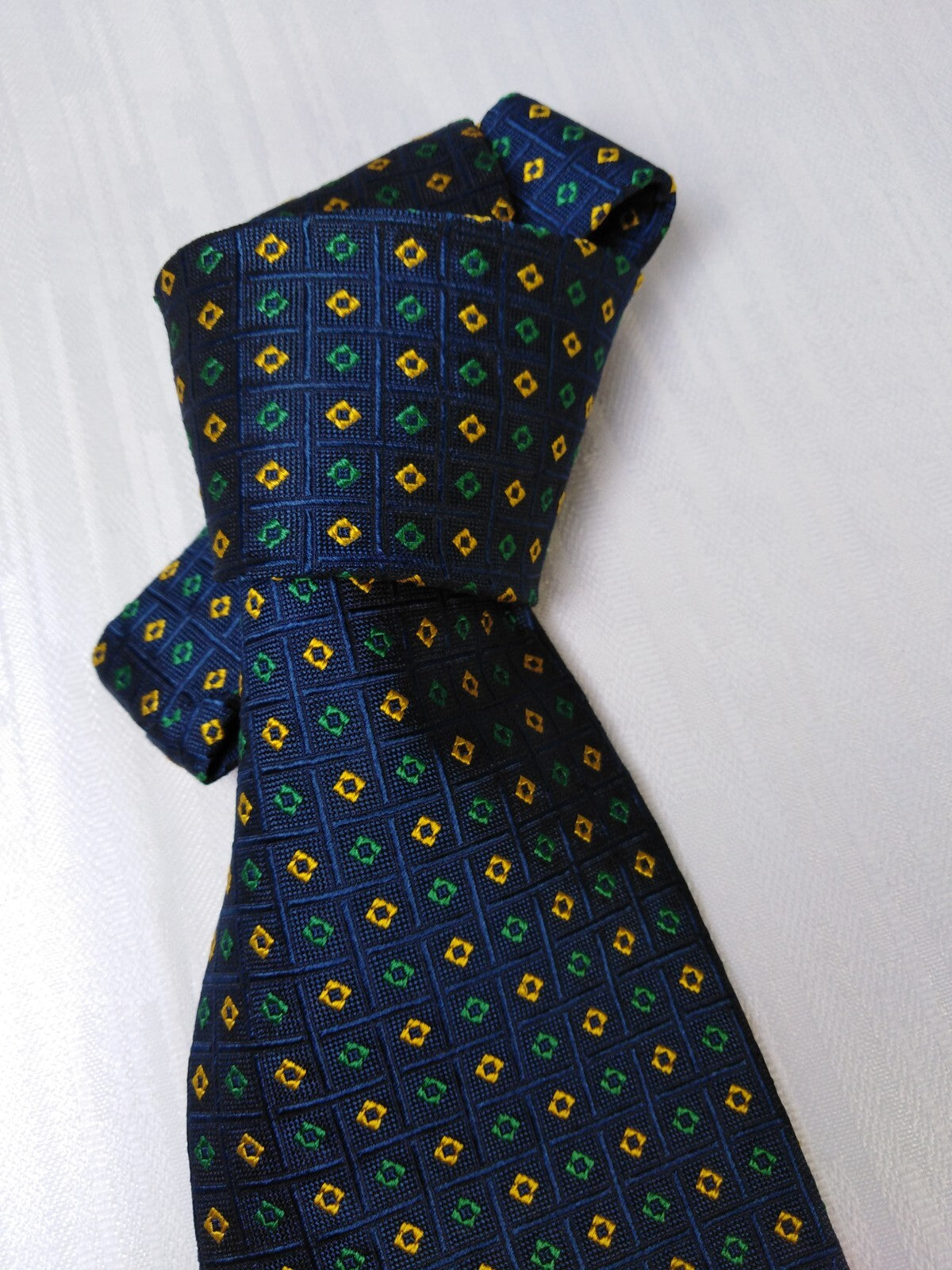 BARTON 100%  SILK TIE SETA CRAVATTA NECKTIE MADE IN ITALY