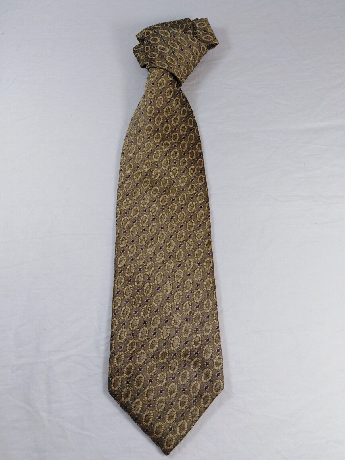 UNGARO 100%  SILK TIE SETA CRAVATTA NECKTIE MADE IN ITALY